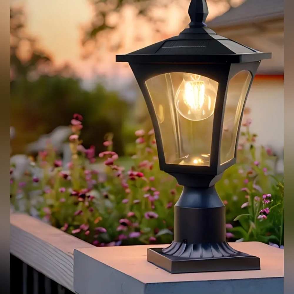 Elegant Black Outdoor Lantern